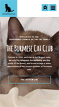Mobile Screenshot of burmesecatclub.com